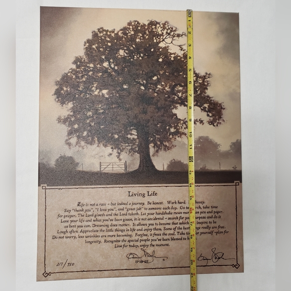 Living Life Bonnie Mohr Authentic Canvas signed and numbered Artwork - Picture 12 of 16